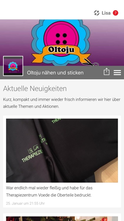 Oltoju nähen und sticken