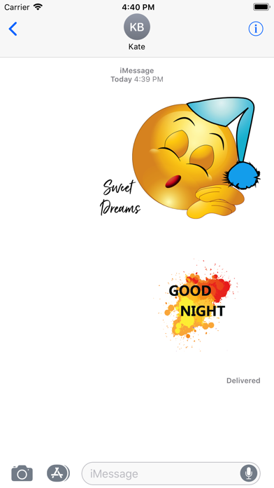 Good Night Stickers 2018 screenshot 4