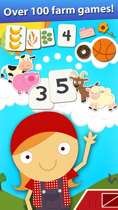 Screenshot #1 pour Animaux Math Jeux Préscolaire Math Pour Math App