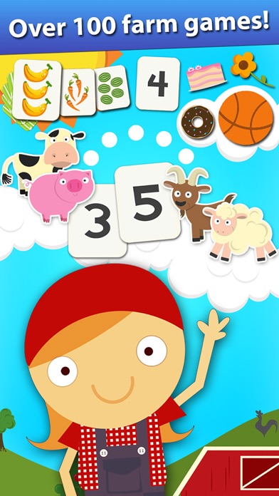 Screenshot #1 pour Animaux Math Jeux Préscolaire Math Pour Math App