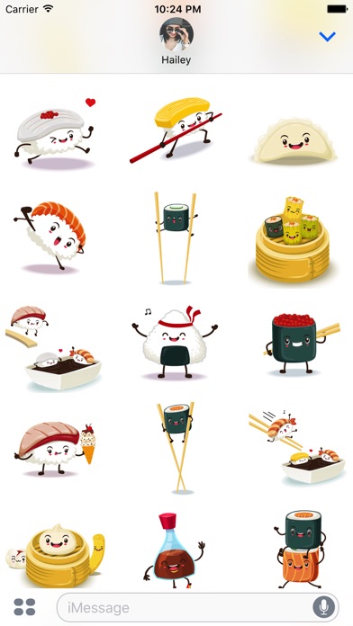Funny Sushi Stickers screenshot 3