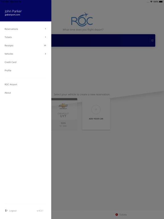 Screenshot #6 pour ROC Airport Valet