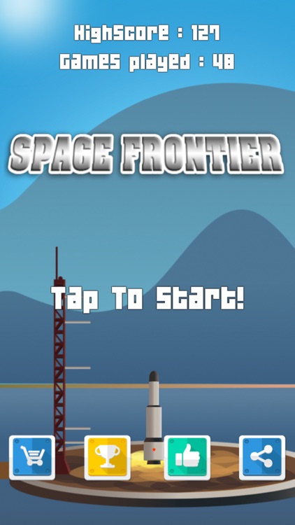 Space Frontier - launch the rocket