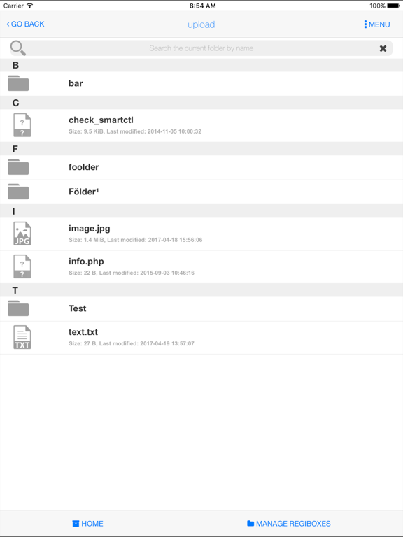 Screenshot #5 pour regibox Manager