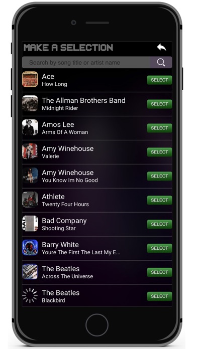 MySongList iPhone screenshot 5 - Entertainment app