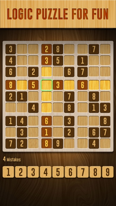 Screenshot #2 pour Sudoku Wood Puzzle