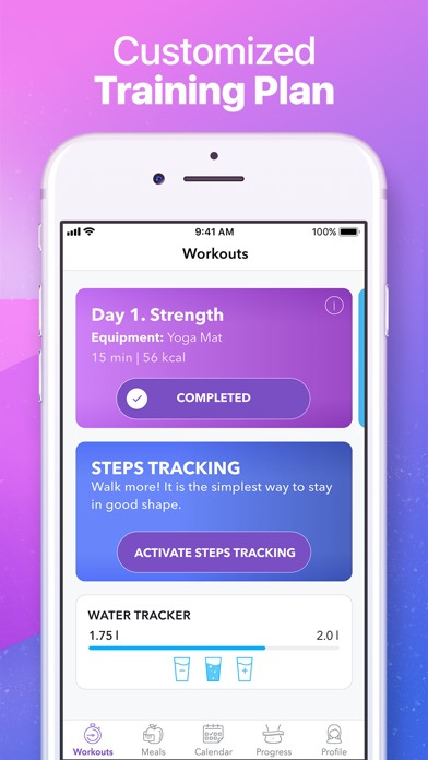 HitFit - Workout and Fitness screenshot 2