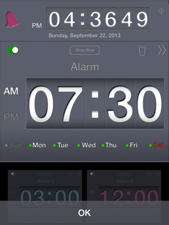 Screenshot #4 pour Alarm Clock N1