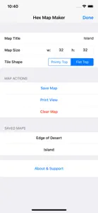 Hex Map Maker screenshot #3 for iPhone