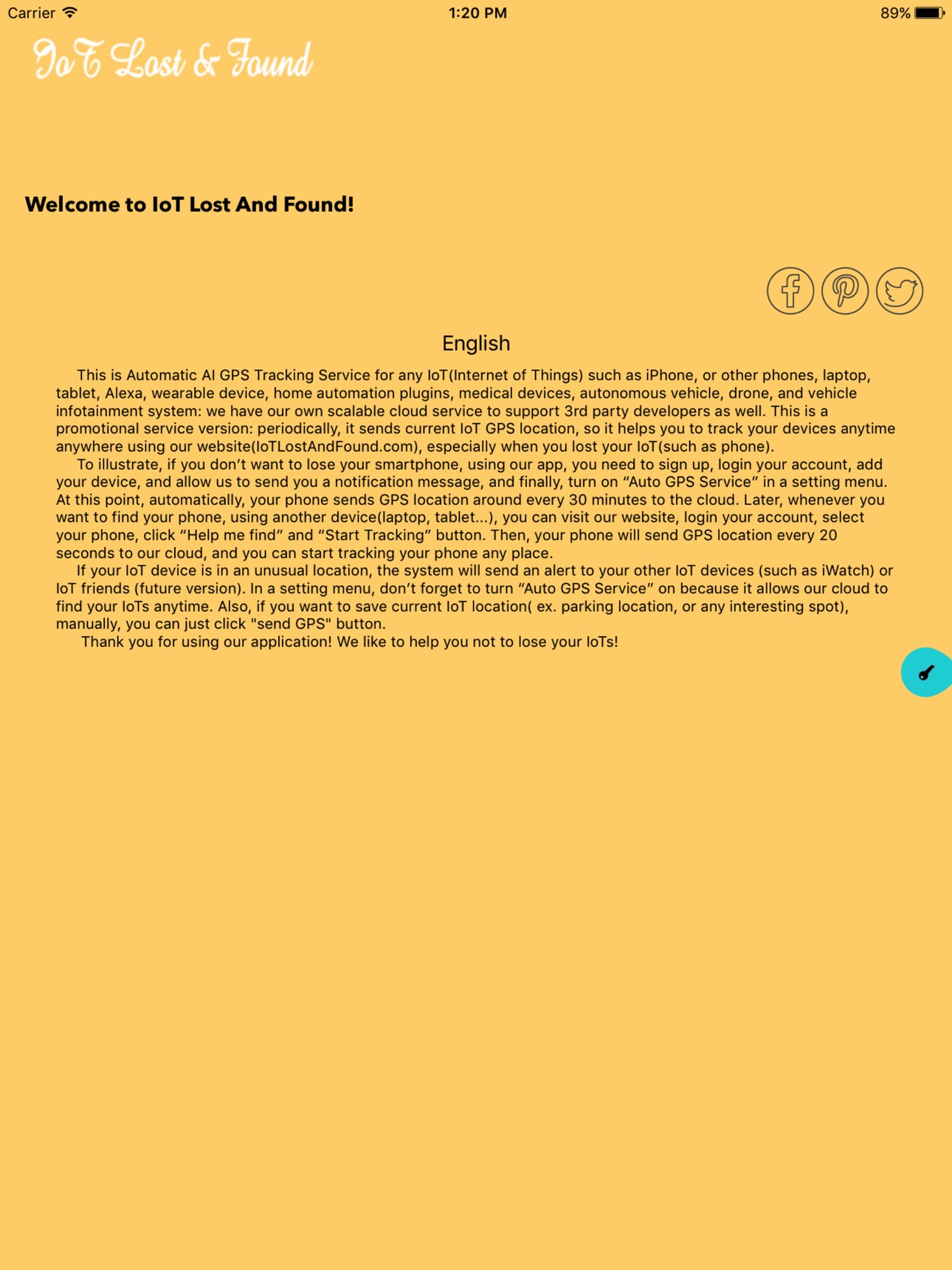 Screenshot 9 of IoTLostAndFound
