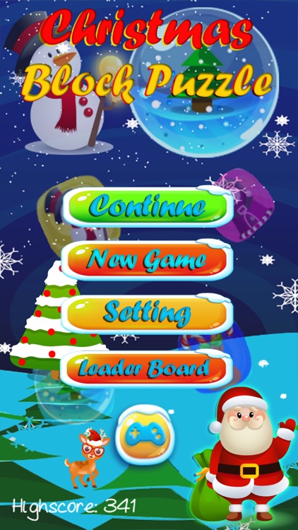 Christmas Block : Puzzle Santa