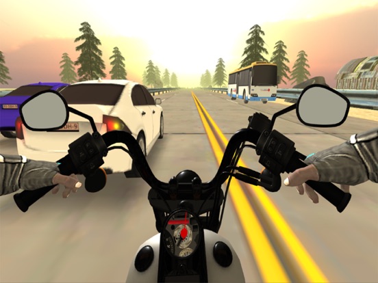 Screenshot #5 pour Highway Traffic Bike Rider Chase