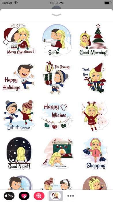 Xmas Buzz Stickers screenshot 2