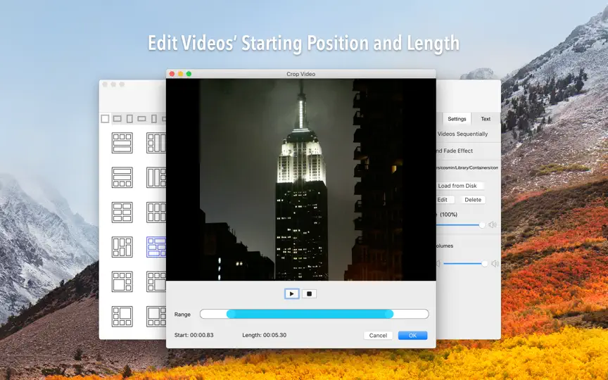 Screenshot von VideoCollage auf dem iPhone 4