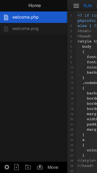 DraftCode Offline PHP IDE Screenshot 1