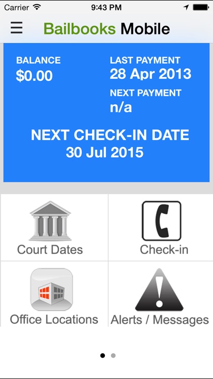 Bailbooks Defendant Check-In