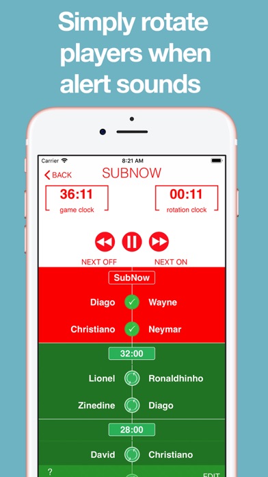 SubNow: Player Rotation Timer Screenshot