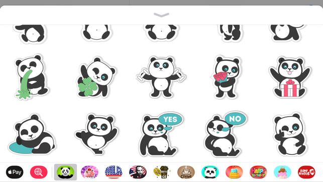 Pandamoji iMessage Sticker App(圖5)-速報App