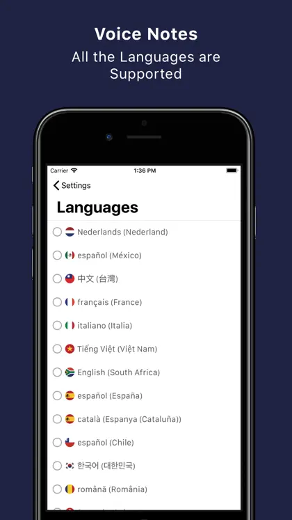 Captura 4 de 4 de Voice Dictation for Notes