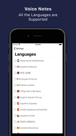 Captura de pantalla de Dictado De Voz Para Notes en iPhone 4