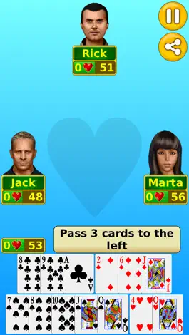 Game screenshot Hearts - Play online & offline apk