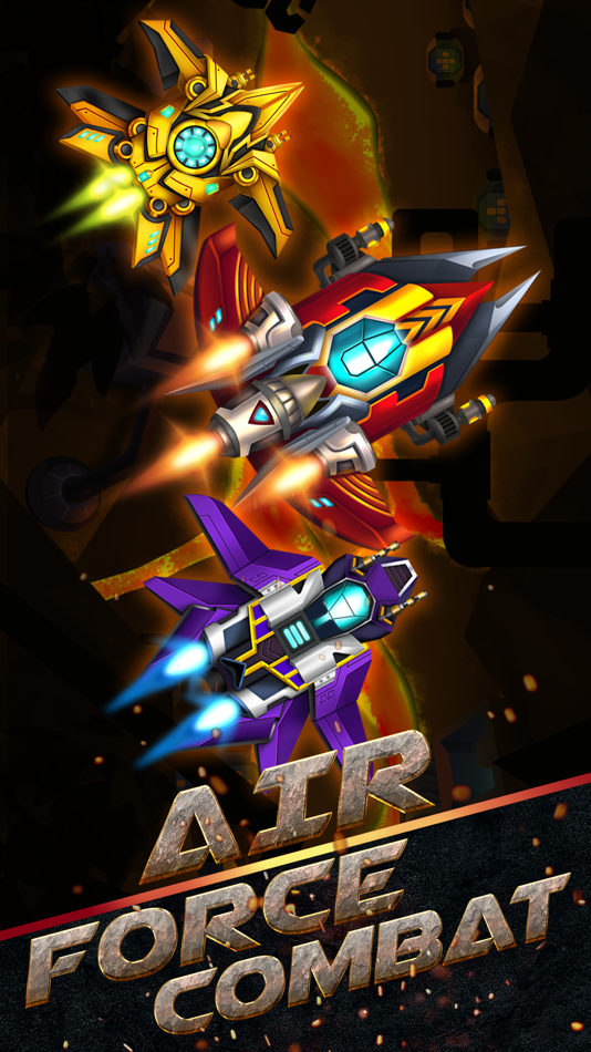 #3. Air Force Combat. Shoot 'em up (iOS) 由: Khanh Le