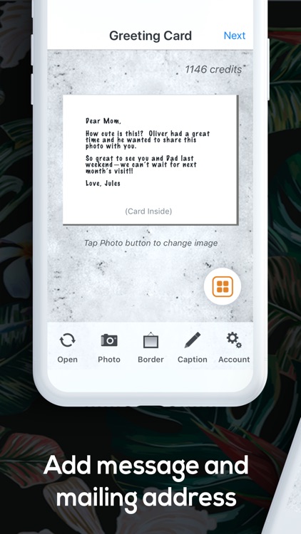 SnapShot Greeting Cards App