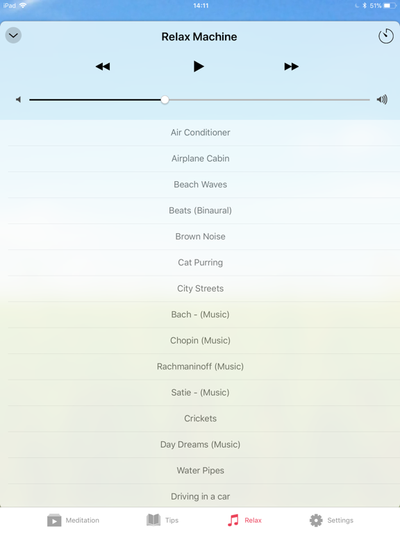 Relax Now: Hypnosis Meditation iPad screenshot 4 - Medical app