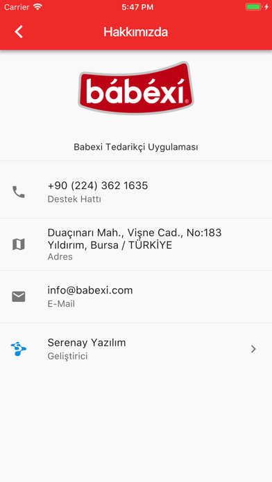 Babexi - Tedarikçi Malshat screenshot 2