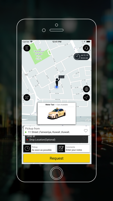 Screenshot #2 pour Q8 Taxi - Book taxi in Kuwait