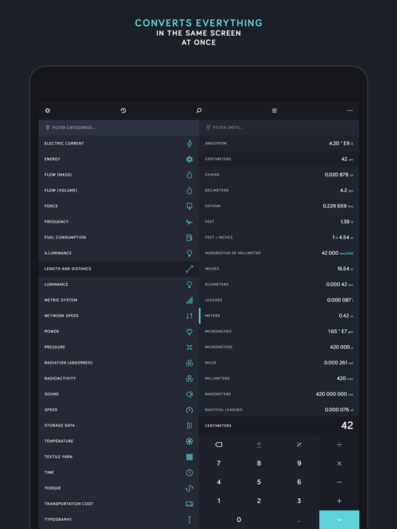 Screenshot #4 pour Amount Plus - Unit Converter