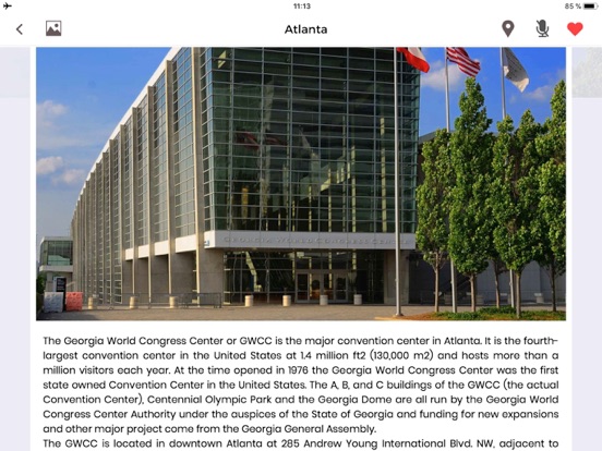 Atlanta Travel Guide Offline iPad screenshot