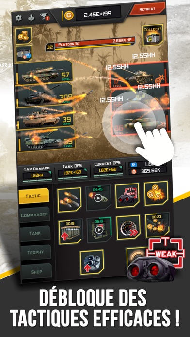 Screenshot #2 pour Epic Tank Battles - War Game Clicker Historique
