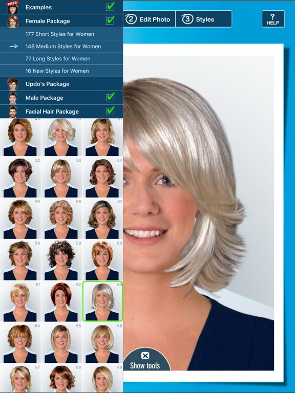 Screenshot #4 pour Hairstyle PRO Try On