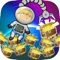 Play as Apollo space boy using his claw gadget to collect gold treasure