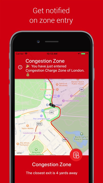 Congestion Zone App
