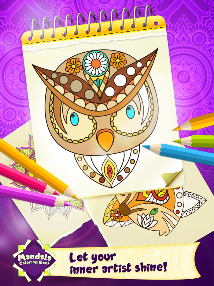 Mandala Draw Coloring Book