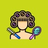 Hairdressing Stickers