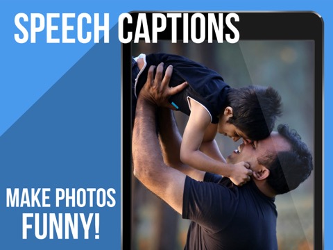 Speech Caption: Comic Meme Text Bubbles on Photosのおすすめ画像1
