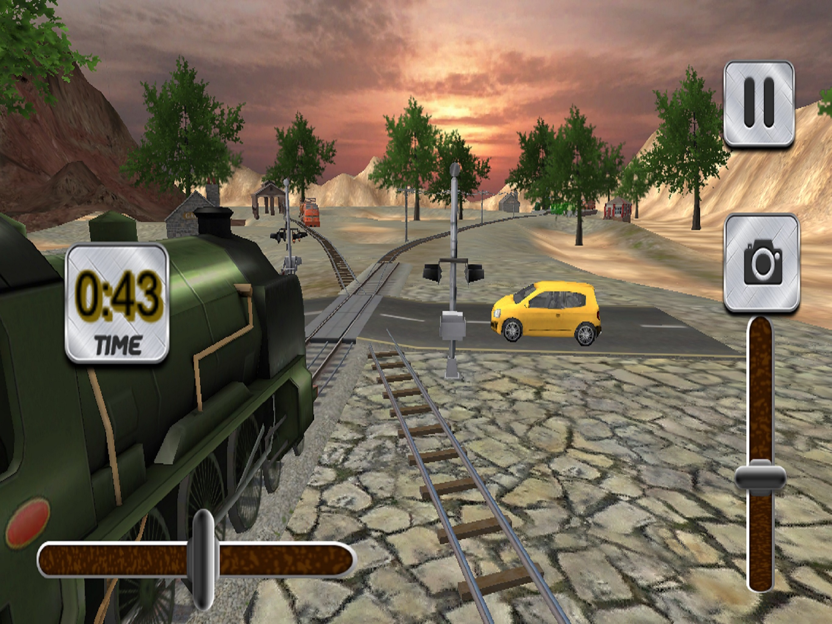 Drive Passenger Rail In Desert