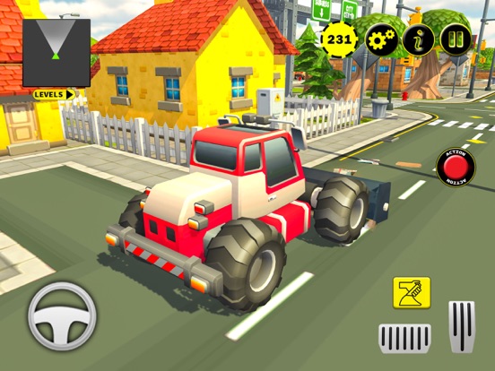 Heavy Construction Machines 3D iPad screenshot