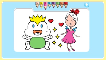 Little Princess Coloring ABC screenshot 3