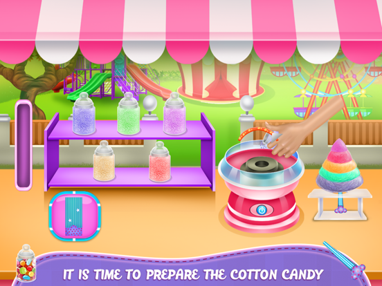 Tasty Cotton Candy iPad screenshot