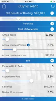 buy vs. rent calculator iphone images 3