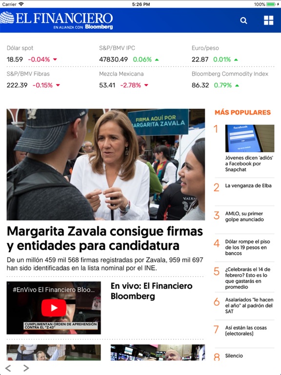 App screenshot