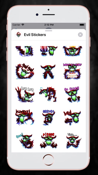 Scary Evil Stickers screenshot 4