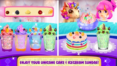 Unicorn Food Party Cake Slushy screenshot 5