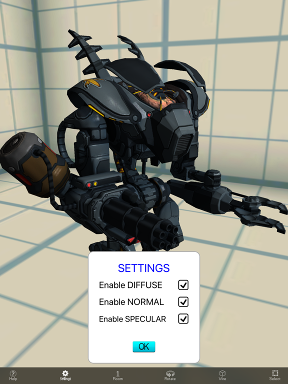Screenshot #6 pour Model View 3D - OBJ viewer