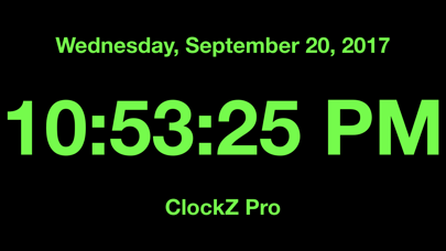 Screenshot #1 pour ClockZ Pro