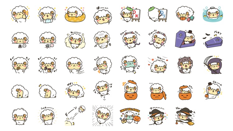 ひつじのモフボさんの秋